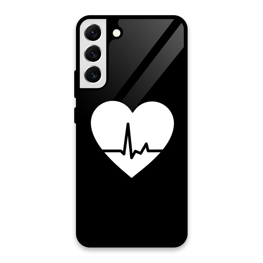 Heart Beat Glass Back Case for Galaxy S22 Plus 5G