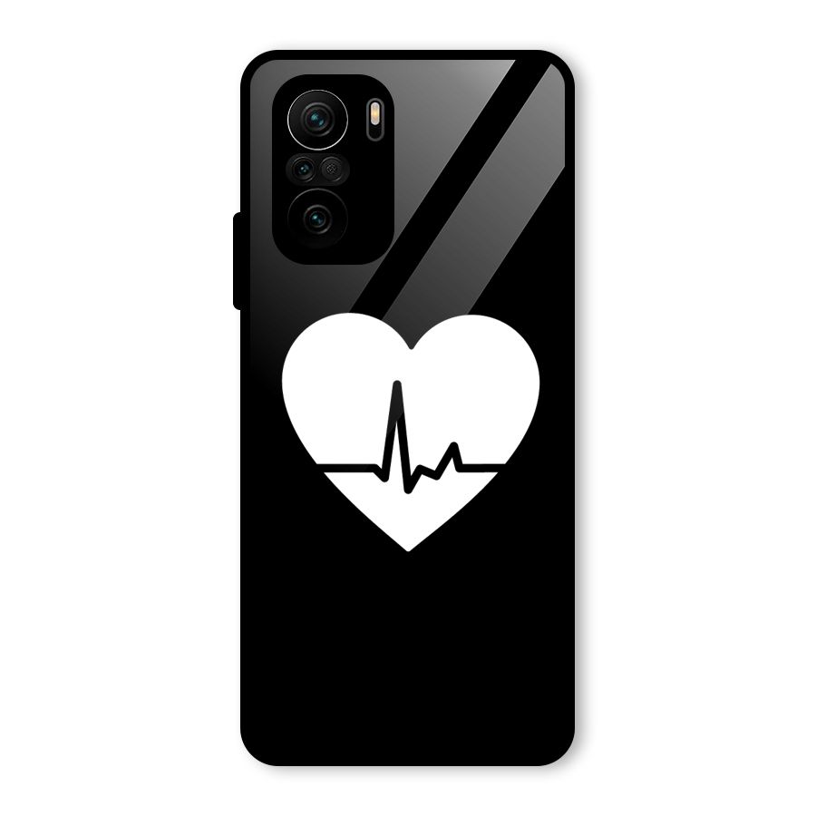 Heart Beat Glass Back Case for Mi 11x