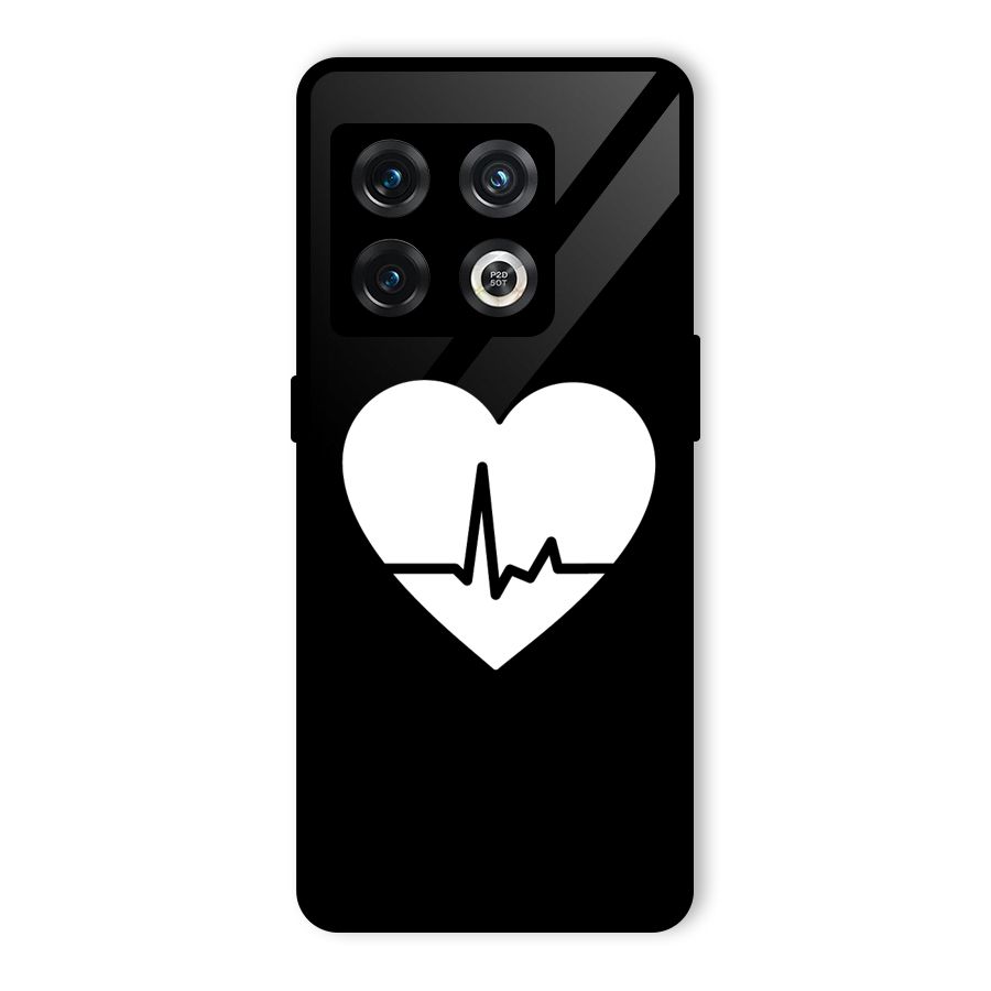 Heart Beat Glass Back Case for OnePlus 10 Pro 5G