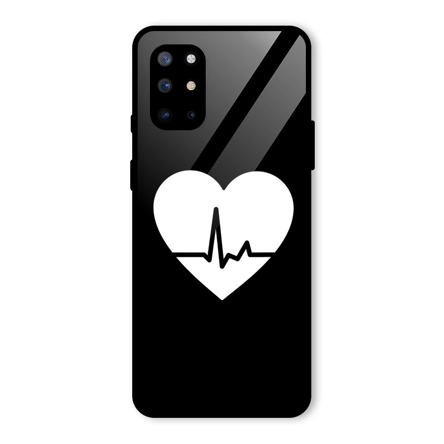 Heart Beat Glass Back Case for OnePlus 8T