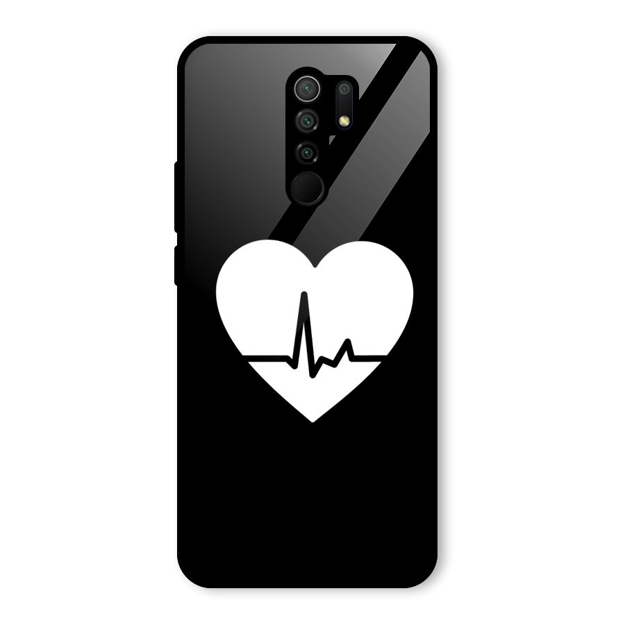 Heart Beat Glass Back Case for Poco M2