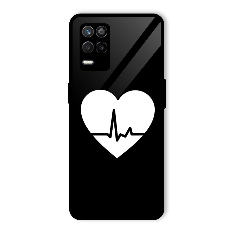 Heart Beat Glass Back Case for Realme 9 5G