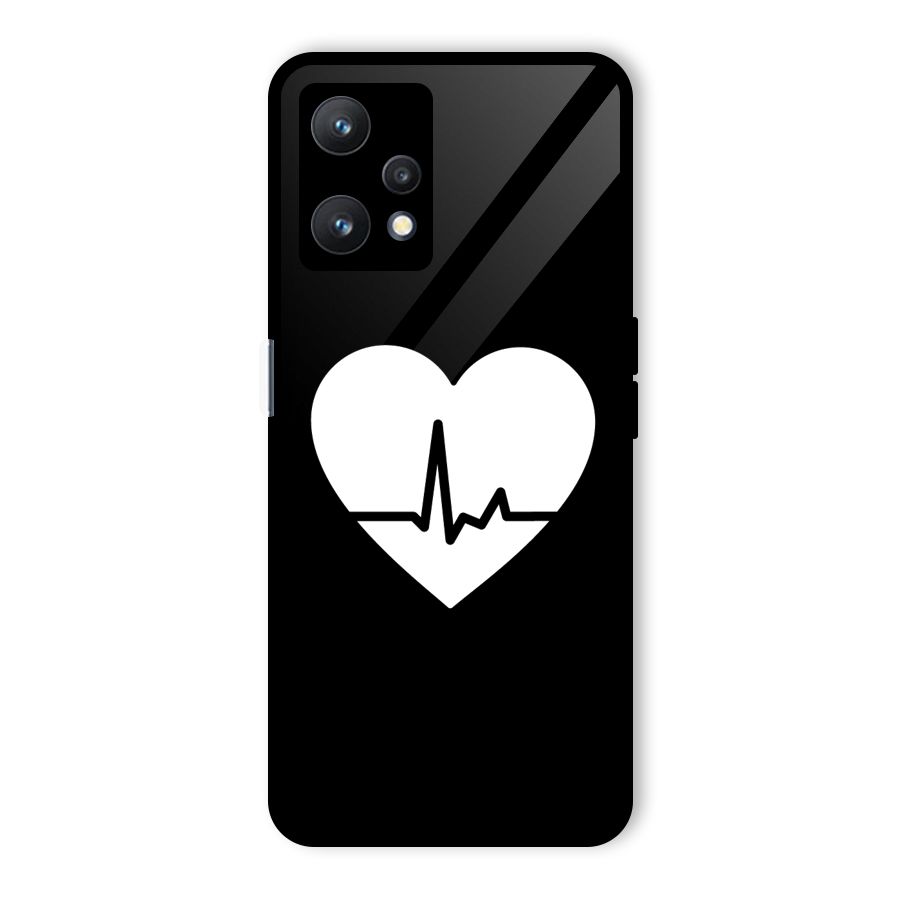 Heart Beat Glass Back Case for Realme 9 Pro 5G