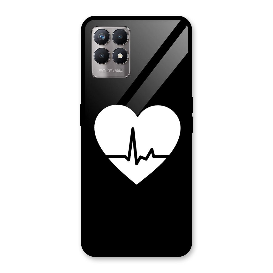 Heart Beat Glass Back Case for Realme Narzo 50