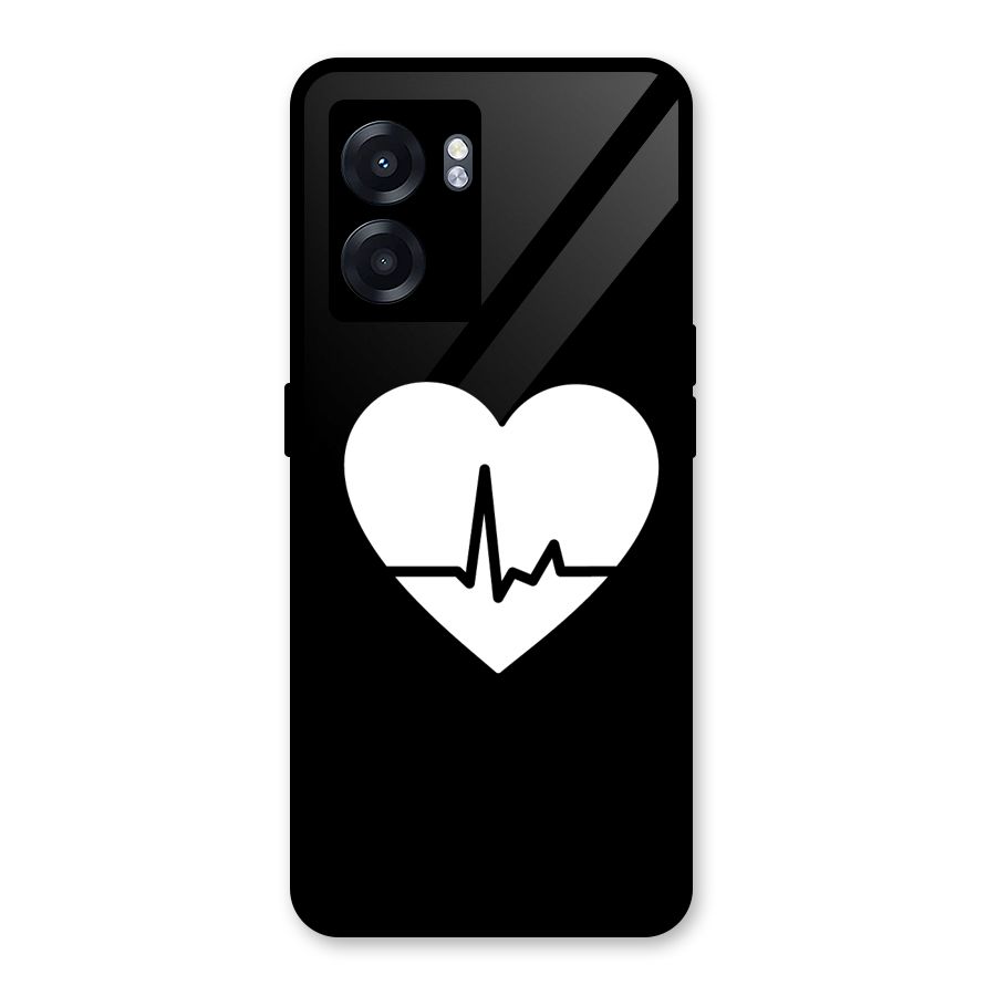 Heart Beat Glass Back Case for Realme Narzo 50 5G