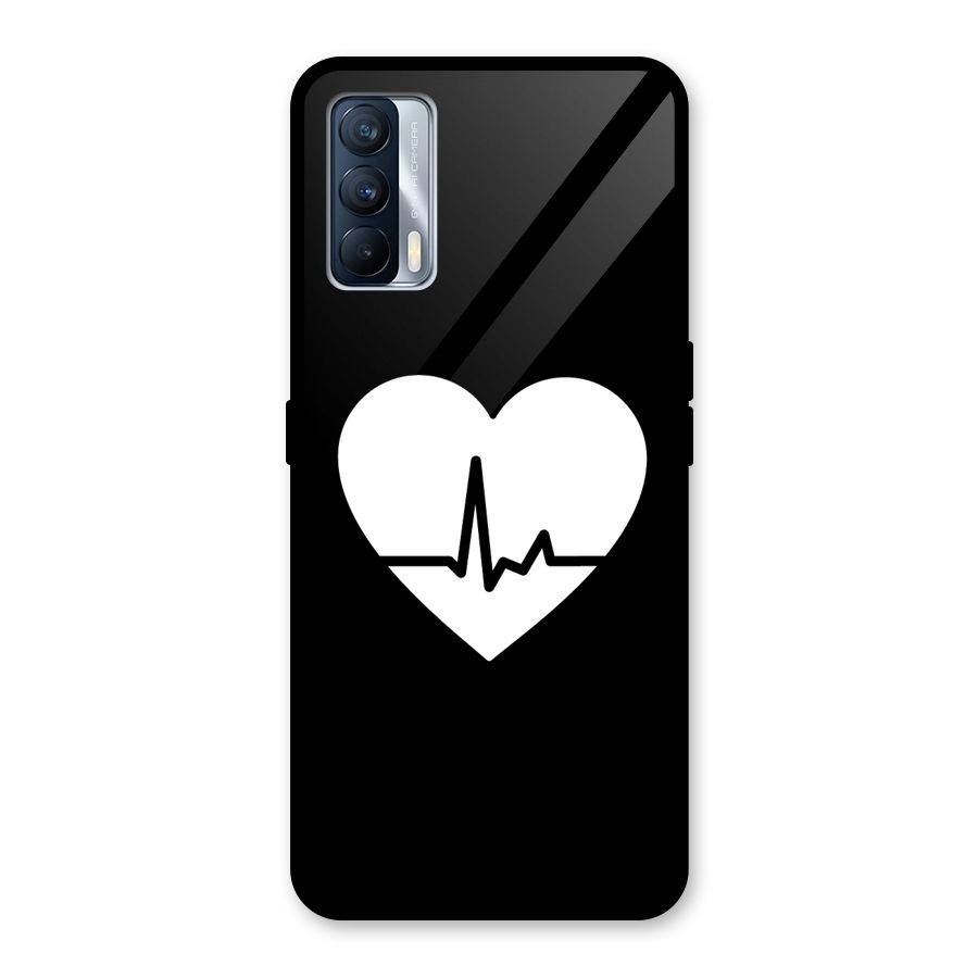 Heart Beat Glass Back Case for Realme X7