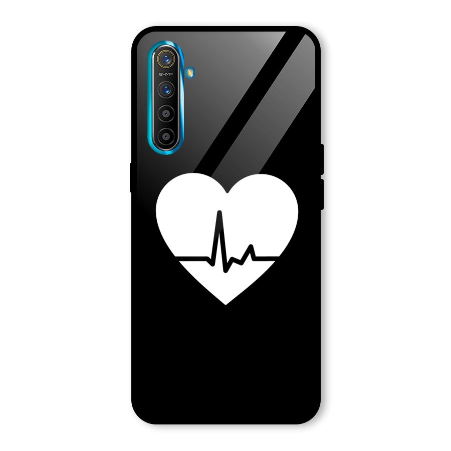 Heart Beat Glass Back Case for Realme XT