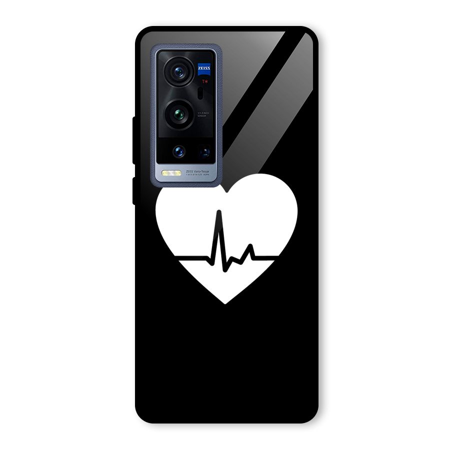 Heart Beat Glass Back Case for Vivo X60 Pro Plus