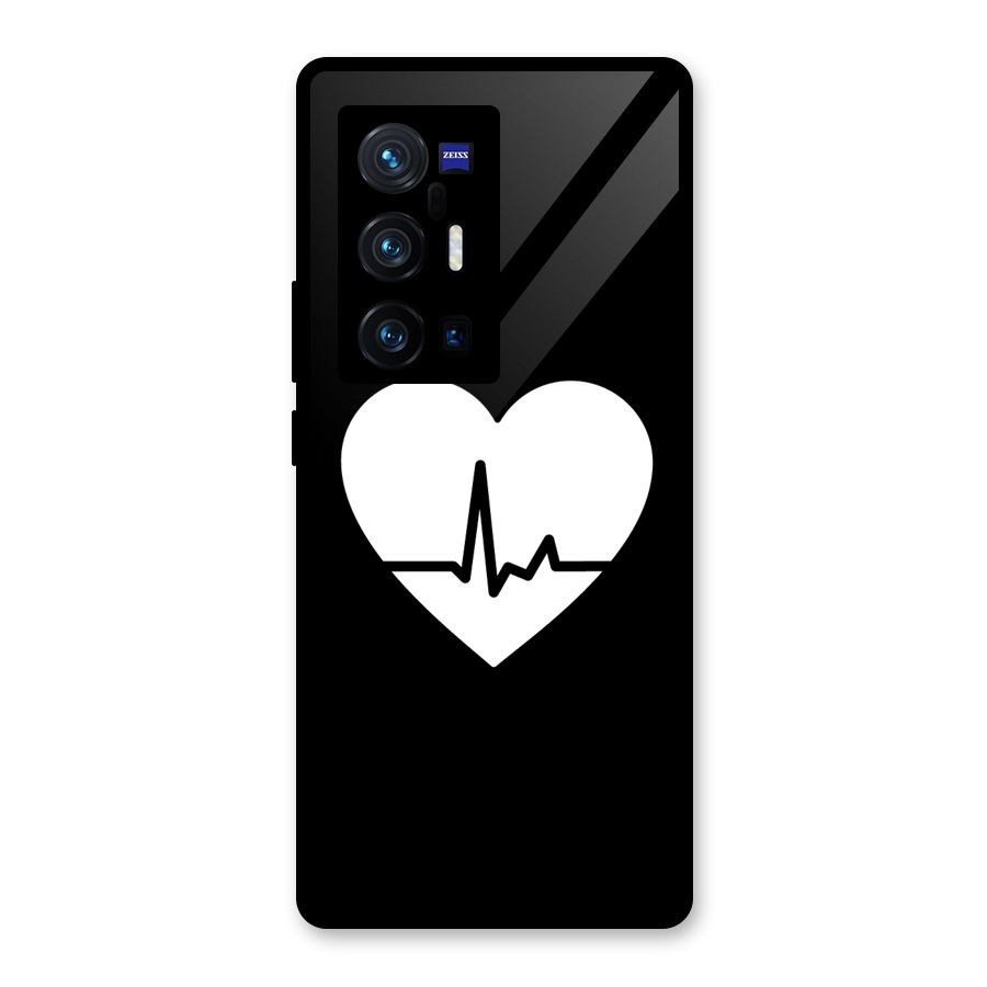 Heart Beat Glass Back Case for Vivo X70 Pro Plus