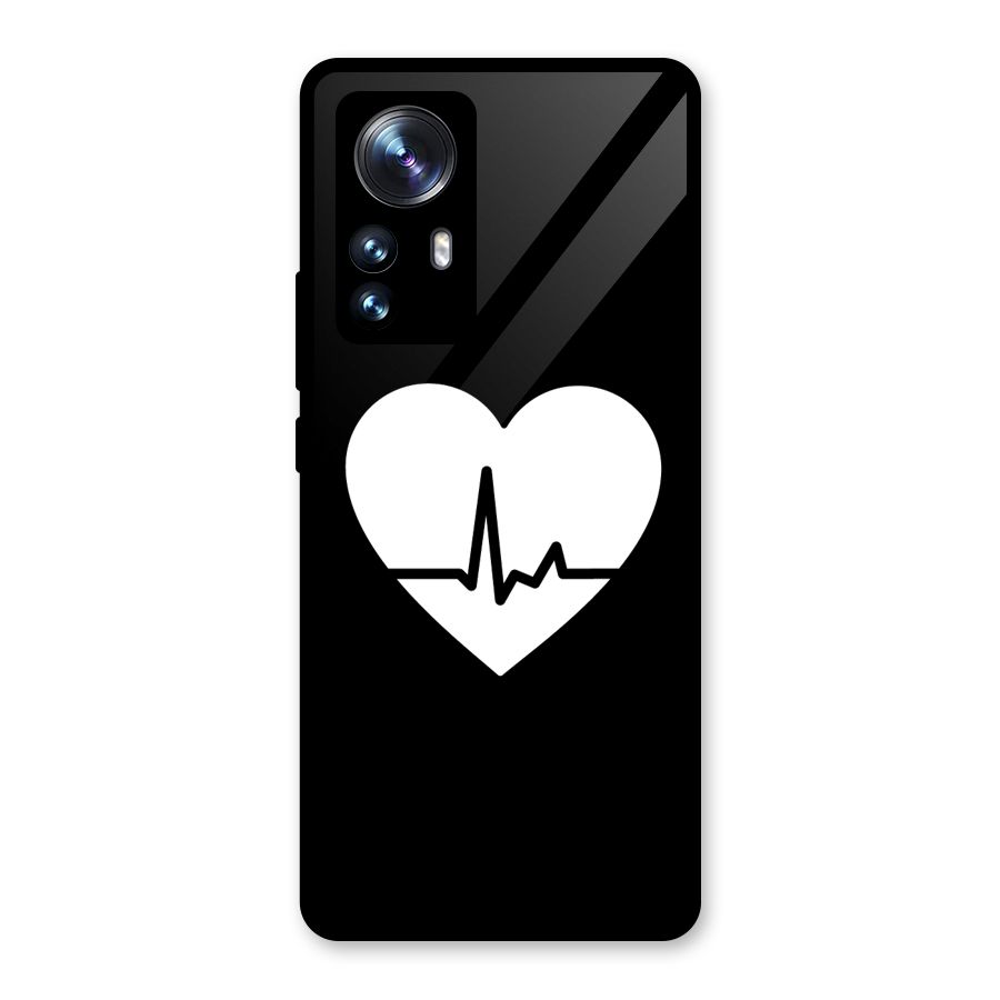Heart Beat Glass Back Case for Xiaomi 12 Pro