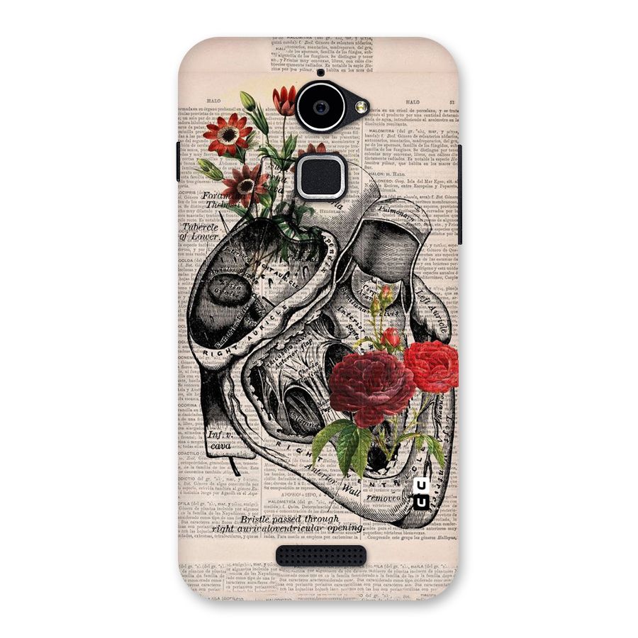 Heart Newspaper Back Case for Coolpad Note 3 Lite
