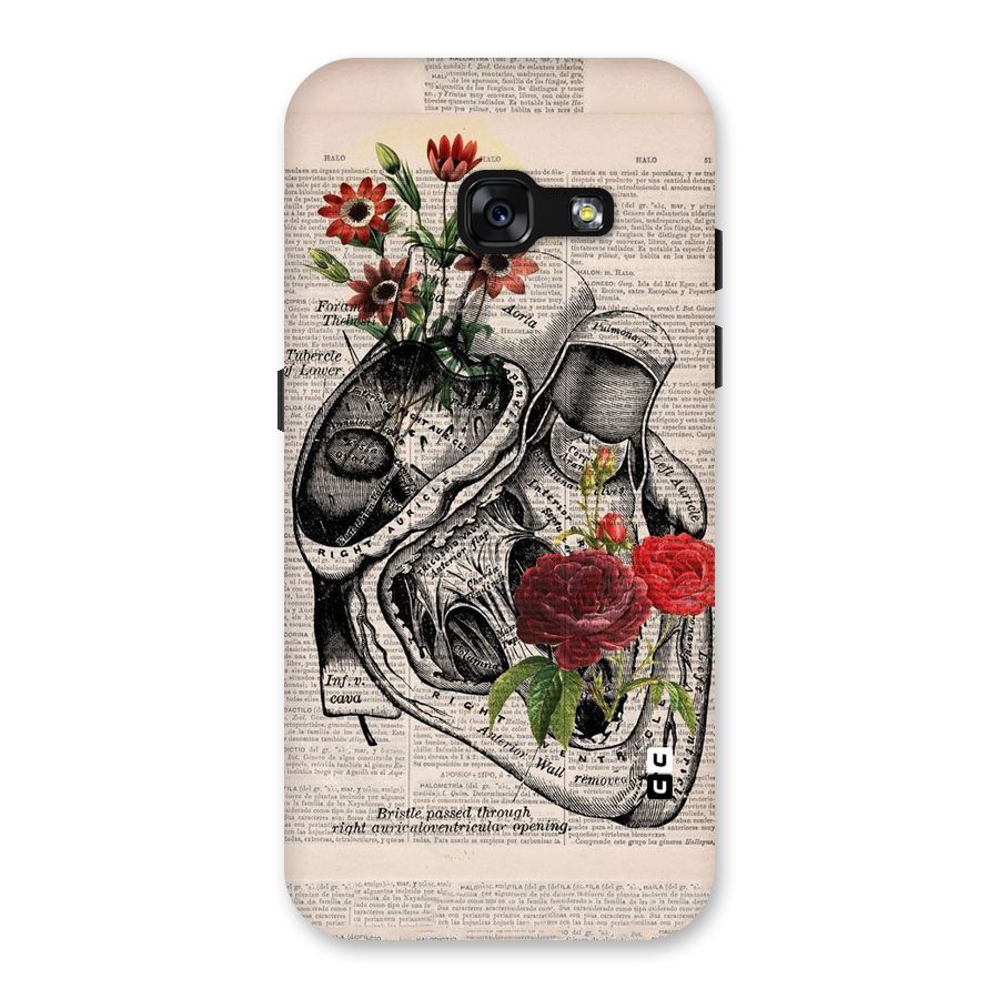 Heart Newspaper Back Case for Galaxy A3 (2017)