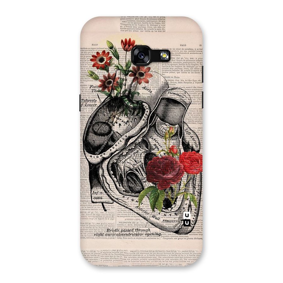 Heart Newspaper Back Case for Galaxy A5 2017