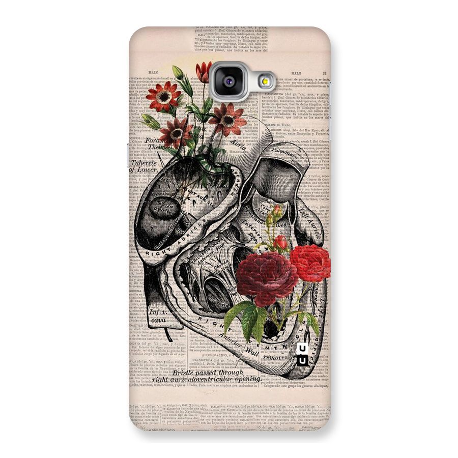 Heart Newspaper Back Case for Galaxy A9