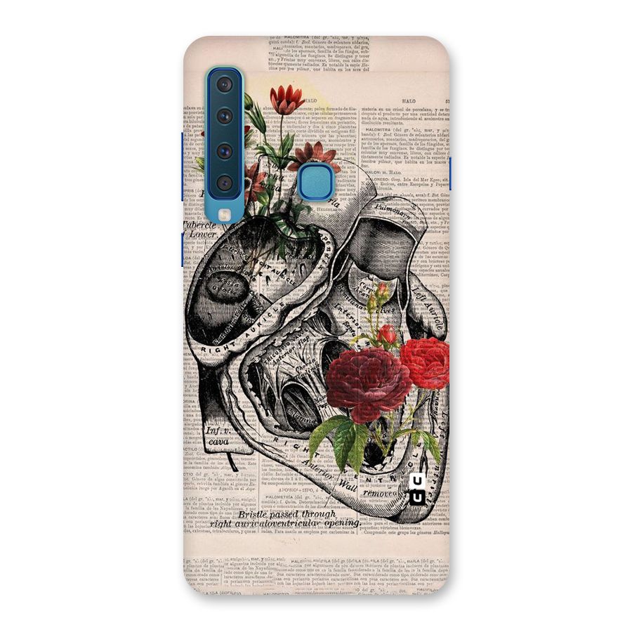 Heart Newspaper Back Case for Galaxy A9 (2018)