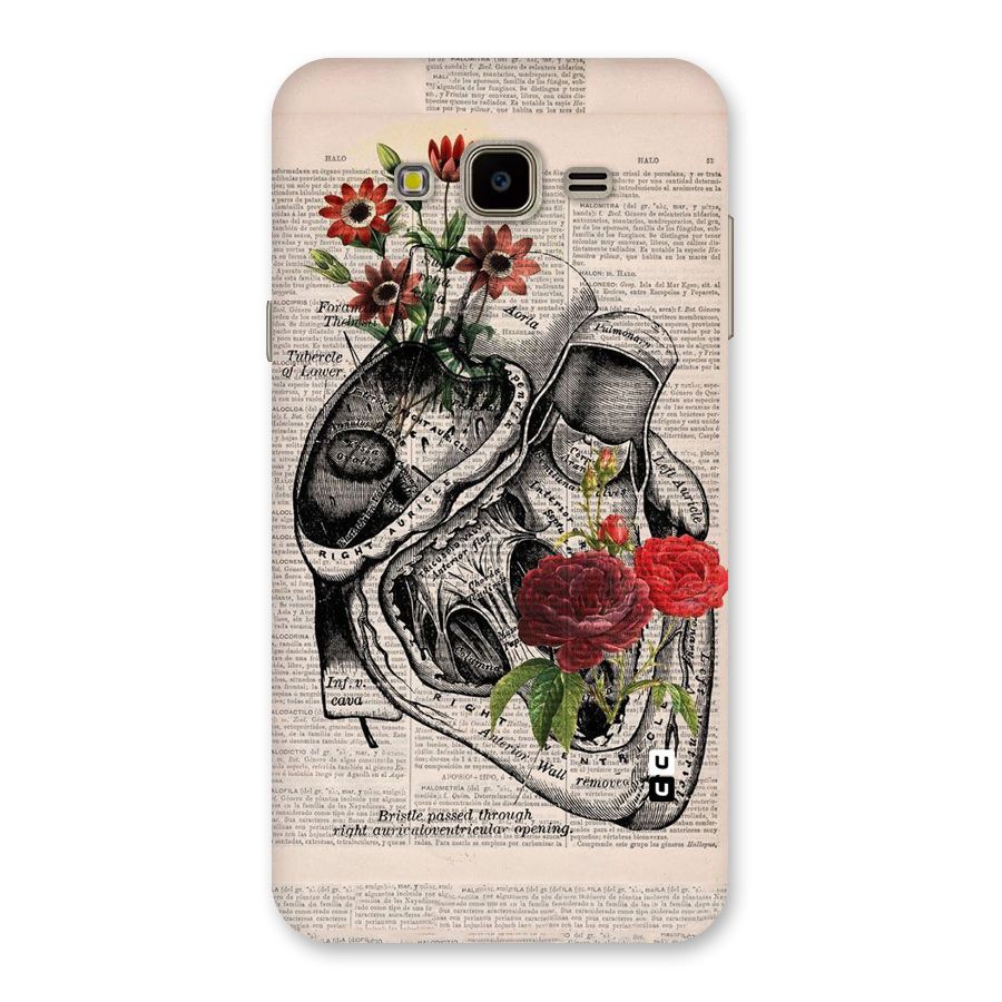 Heart Newspaper Back Case for Galaxy J7 Nxt