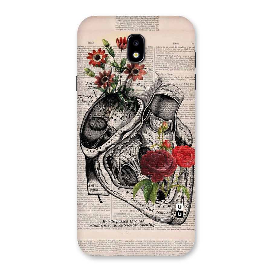 Heart Newspaper Back Case for Galaxy J7 Pro