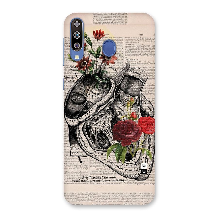 Heart Newspaper Back Case for Galaxy M30