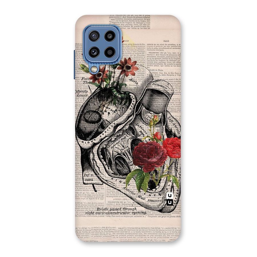 Heart Newspaper Back Case for Galaxy M32