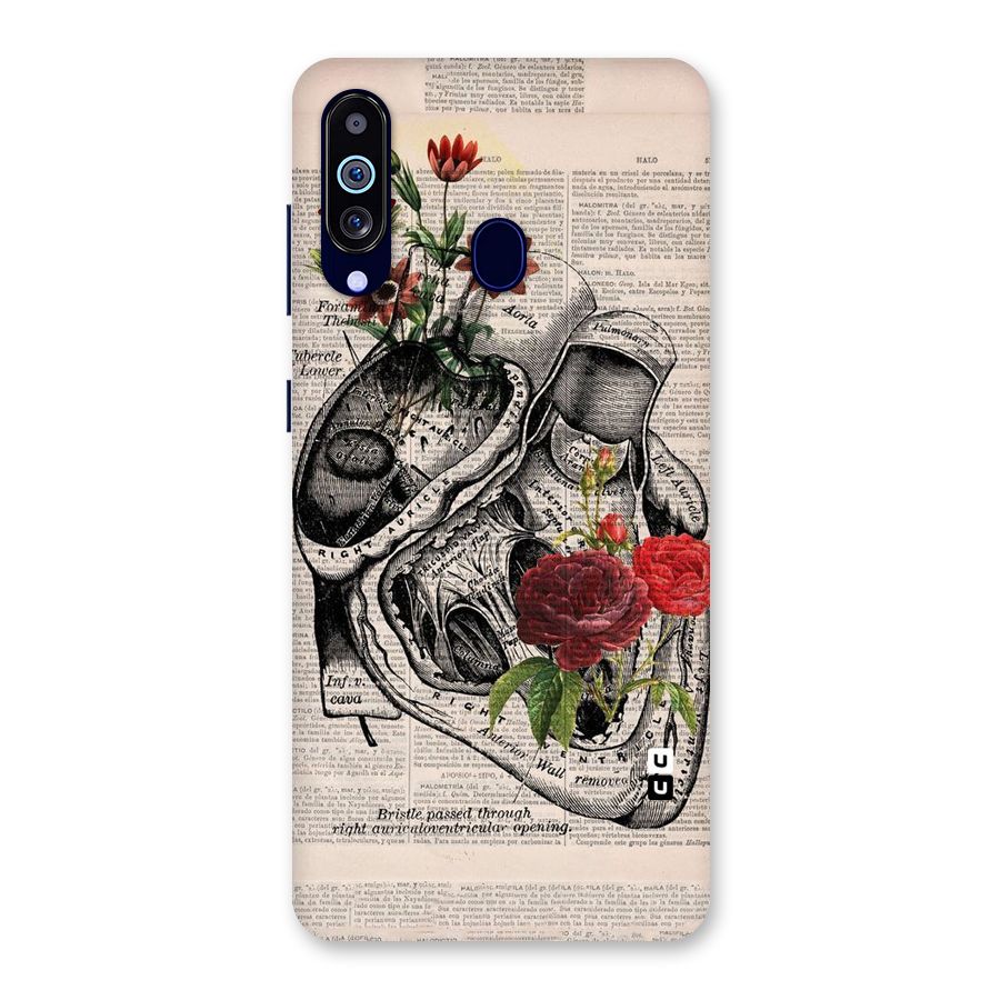 Heart Newspaper Back Case for Galaxy M40