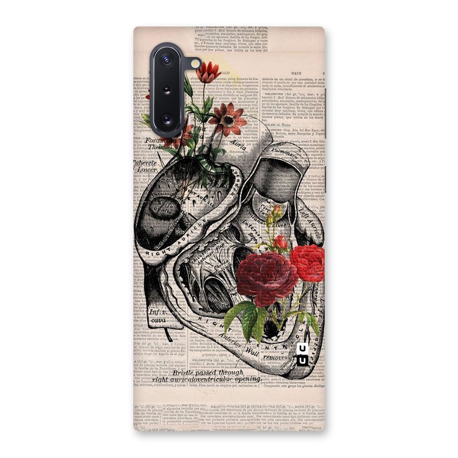 Heart Newspaper Back Case for Galaxy Note 10