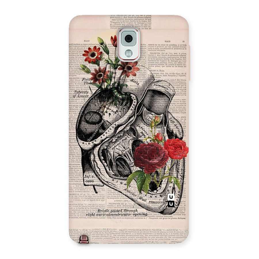 Heart Newspaper Back Case for Galaxy Note 3