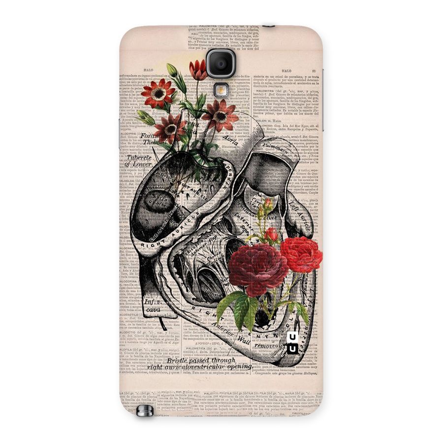 Heart Newspaper Back Case for Galaxy Note 3 Neo