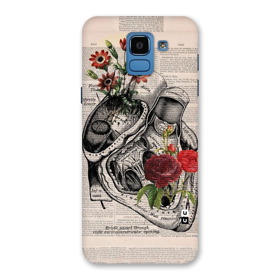 Heart Newspaper Back Case for Galaxy On6