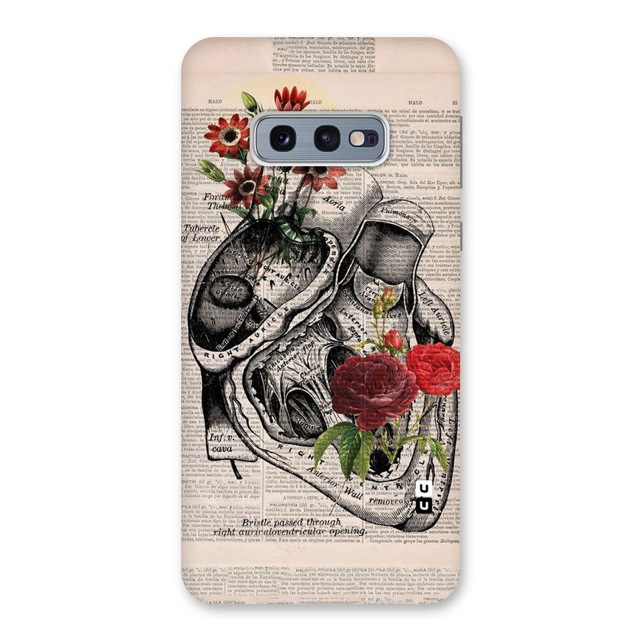 Heart Newspaper Back Case for Galaxy S10e