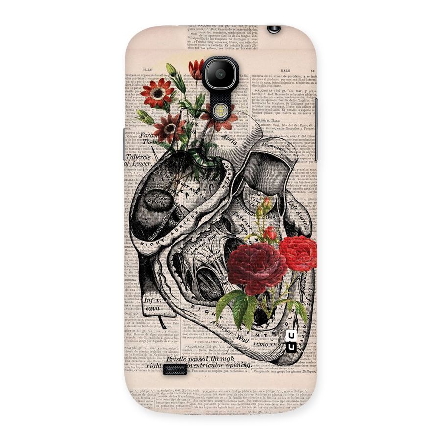 Heart Newspaper Back Case for Galaxy S4 Mini