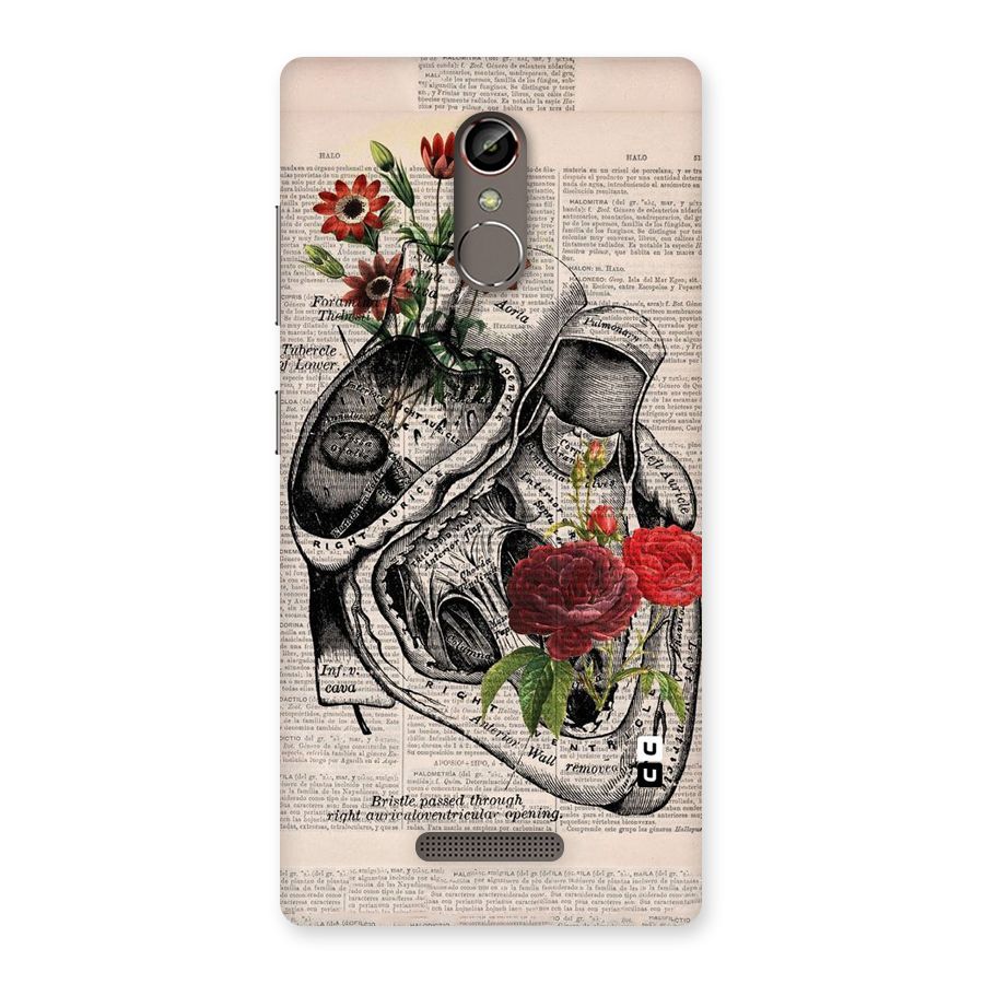 Heart Newspaper Back Case for Gionee S6s