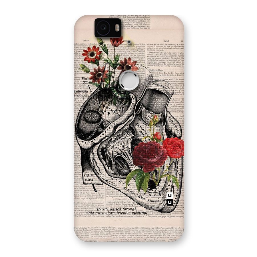Heart Newspaper Back Case for Google Nexus-6P