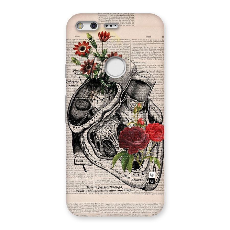 Heart Newspaper Back Case for Google Pixel