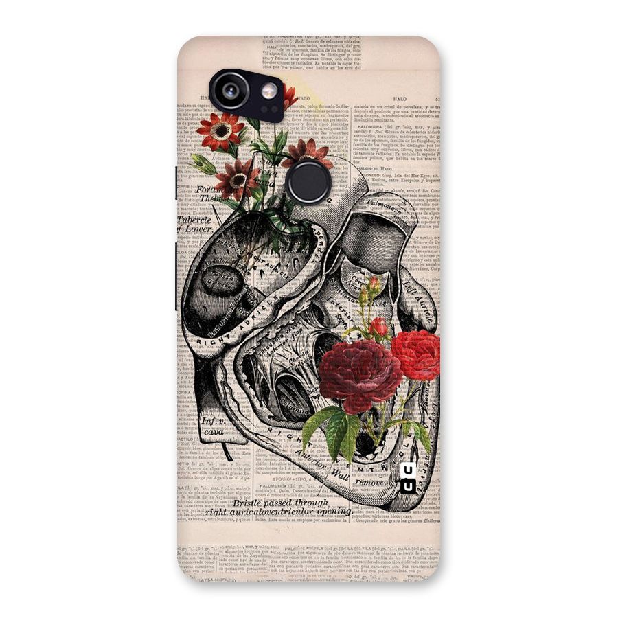 Heart Newspaper Back Case for Google Pixel 2 XL