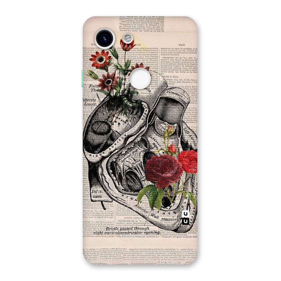 Heart Newspaper Back Case for Google Pixel 3