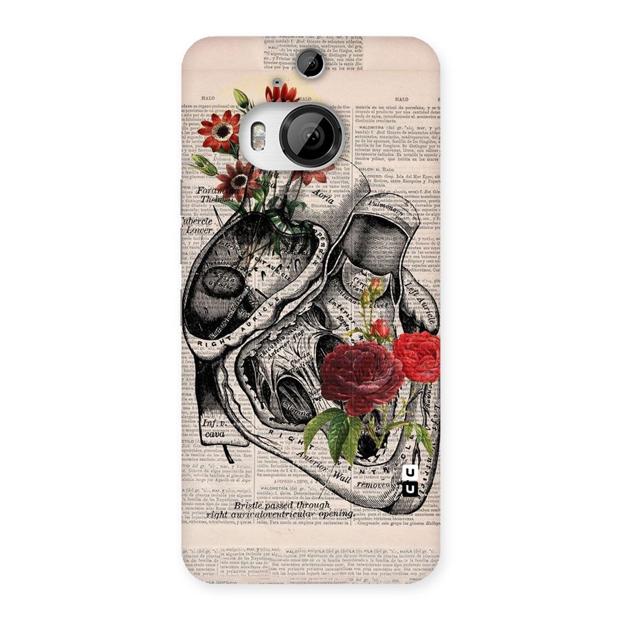 Heart Newspaper Back Case for HTC One M9 Plus