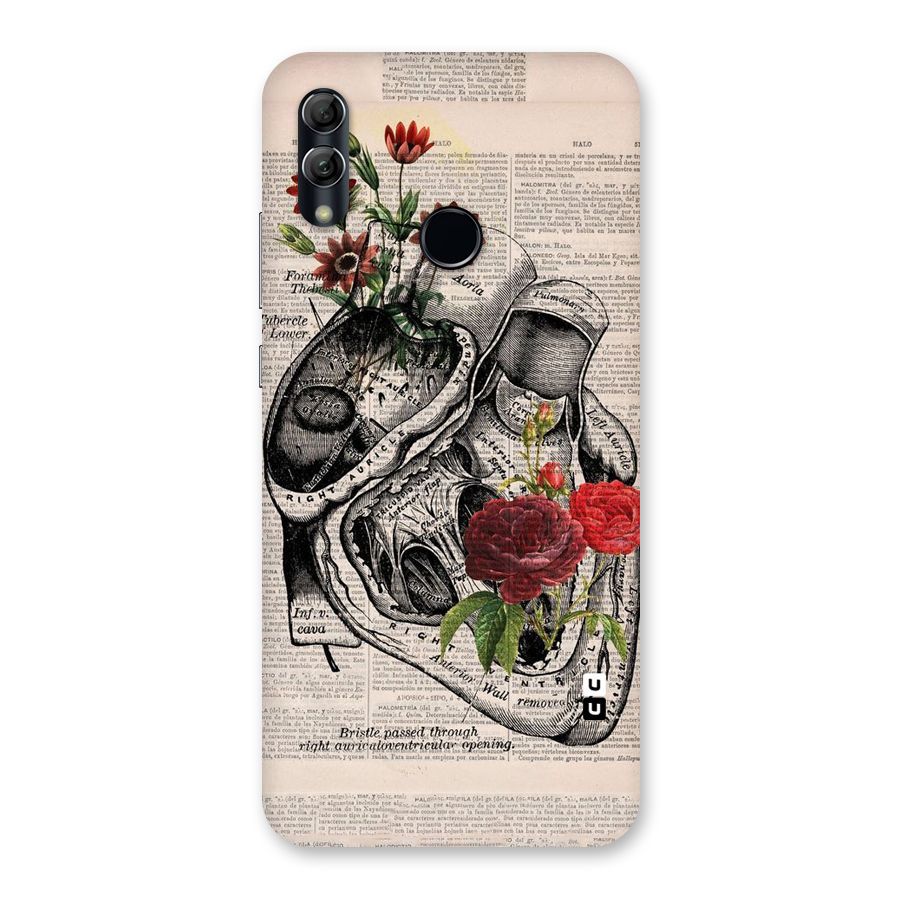 Heart Newspaper Back Case for Honor 10 Lite