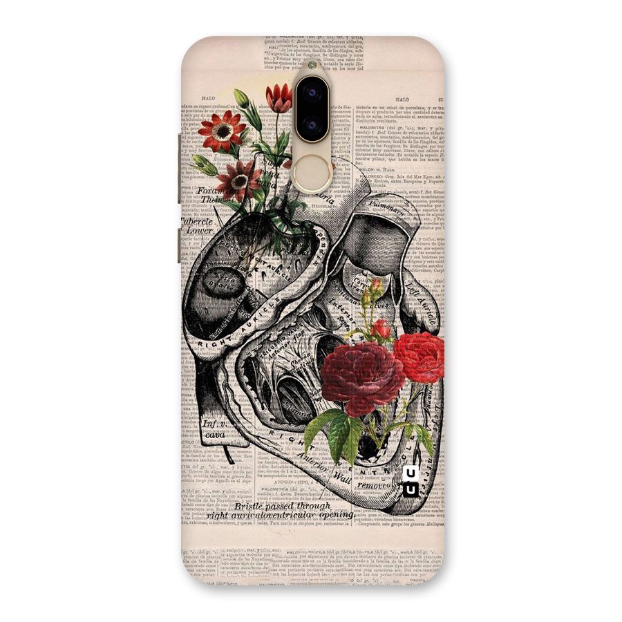 Heart Newspaper Back Case for Honor 9i