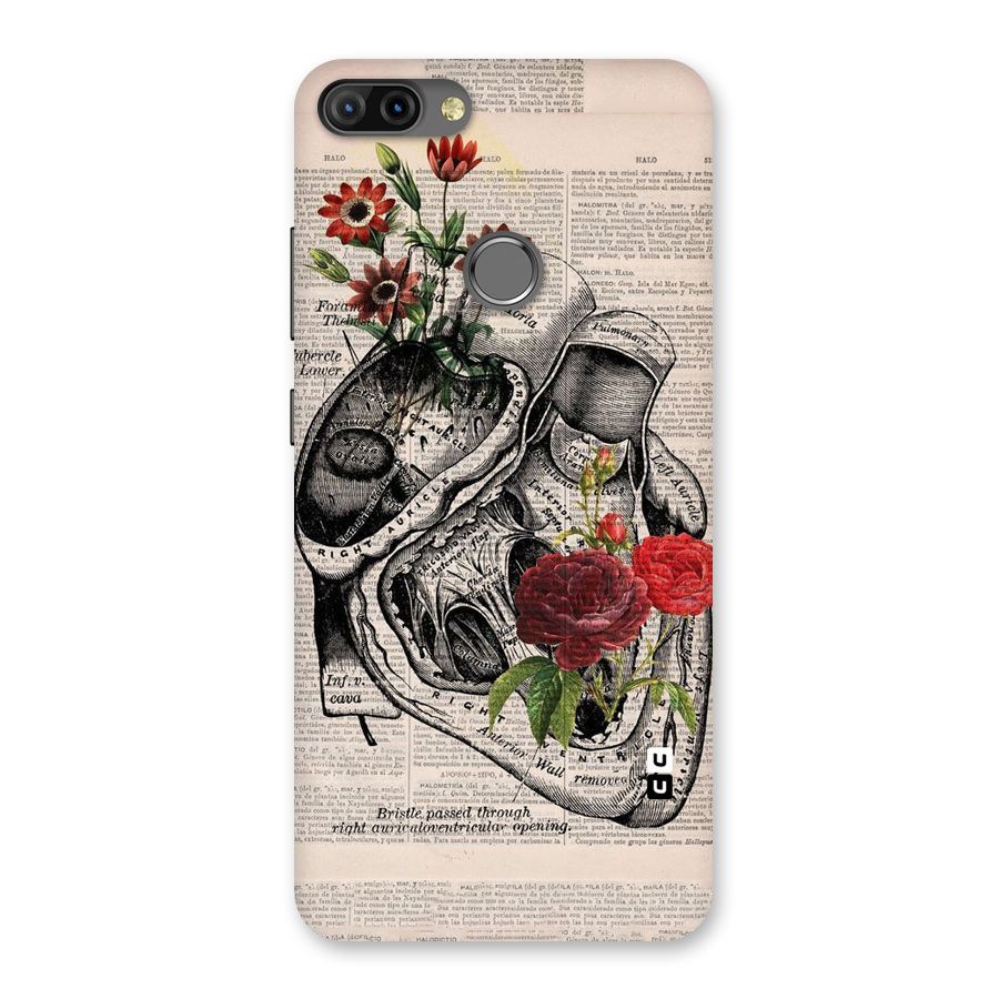 Heart Newspaper Back Case for Infinix Hot 6 Pro