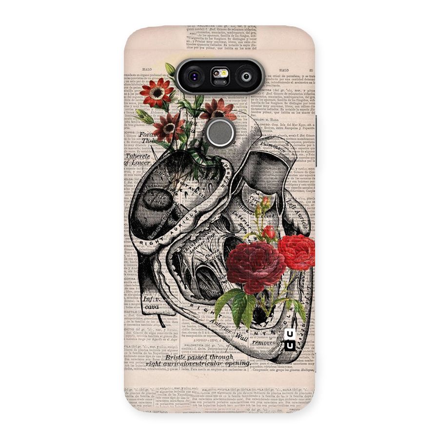 Heart Newspaper Back Case for LG G5