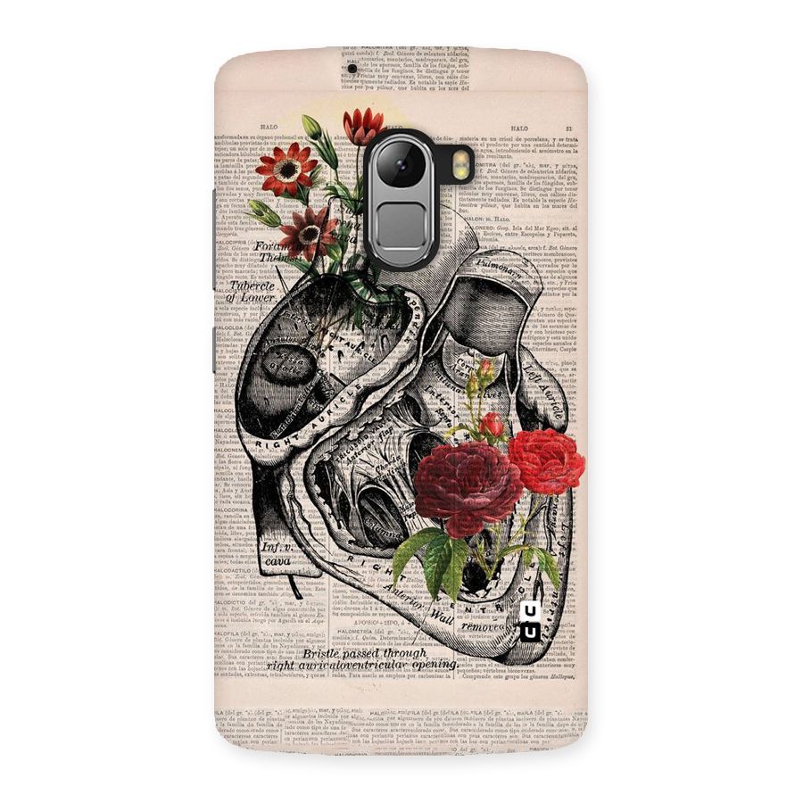 Heart Newspaper Back Case for Lenovo K4 Note