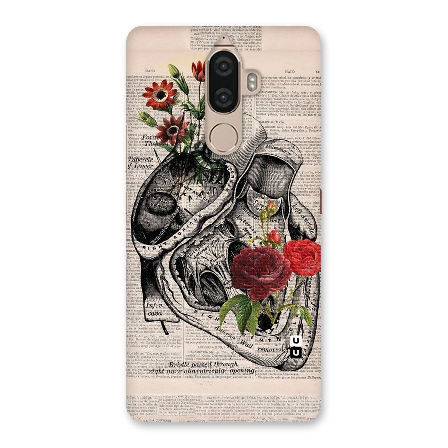 Heart Newspaper Back Case for Lenovo K8 Note