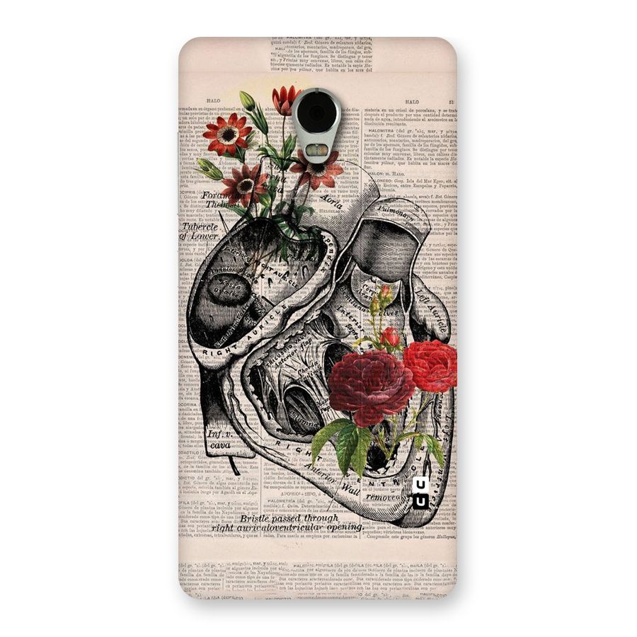 Heart Newspaper Back Case for Lenovo Vibe P1