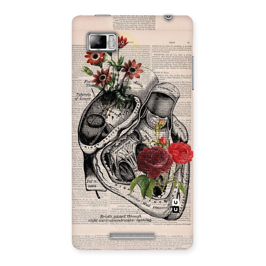 Heart Newspaper Back Case for Lenovo Vibe Z K910