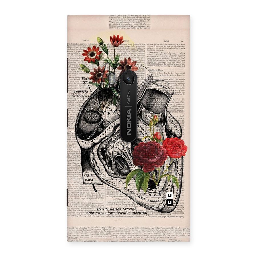 Heart Newspaper Back Case for Lumia 920