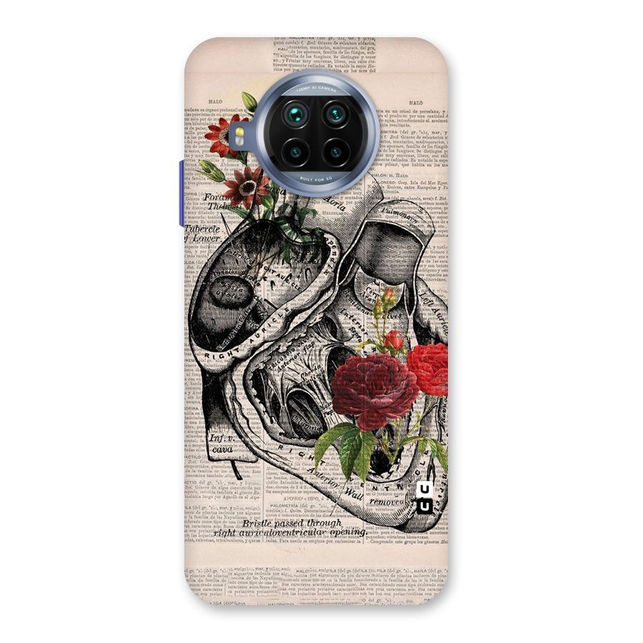 Heart Newspaper Back Case for Mi 10i