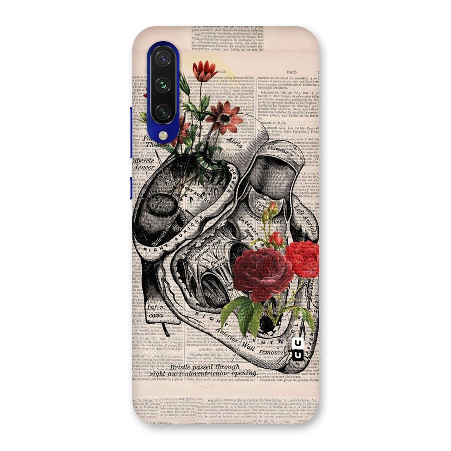 Heart Newspaper Back Case for Mi A3