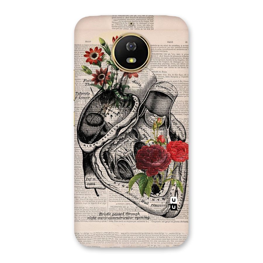 Heart Newspaper Back Case for Moto G5s