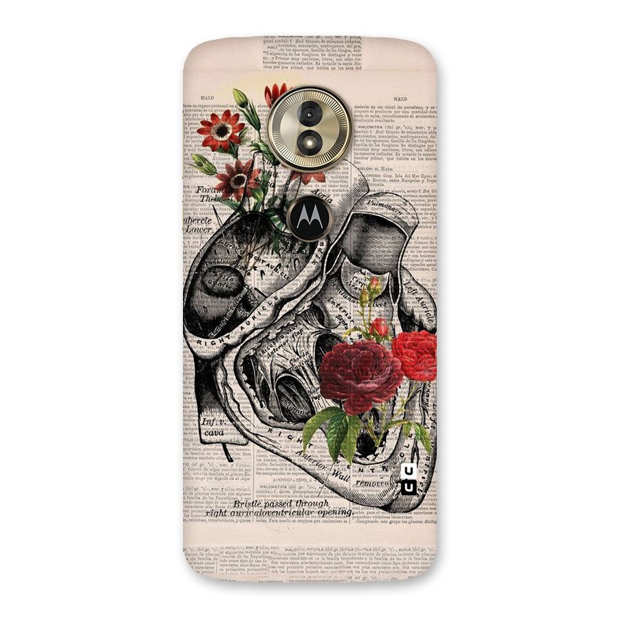Heart Newspaper Back Case for Moto G6 Play