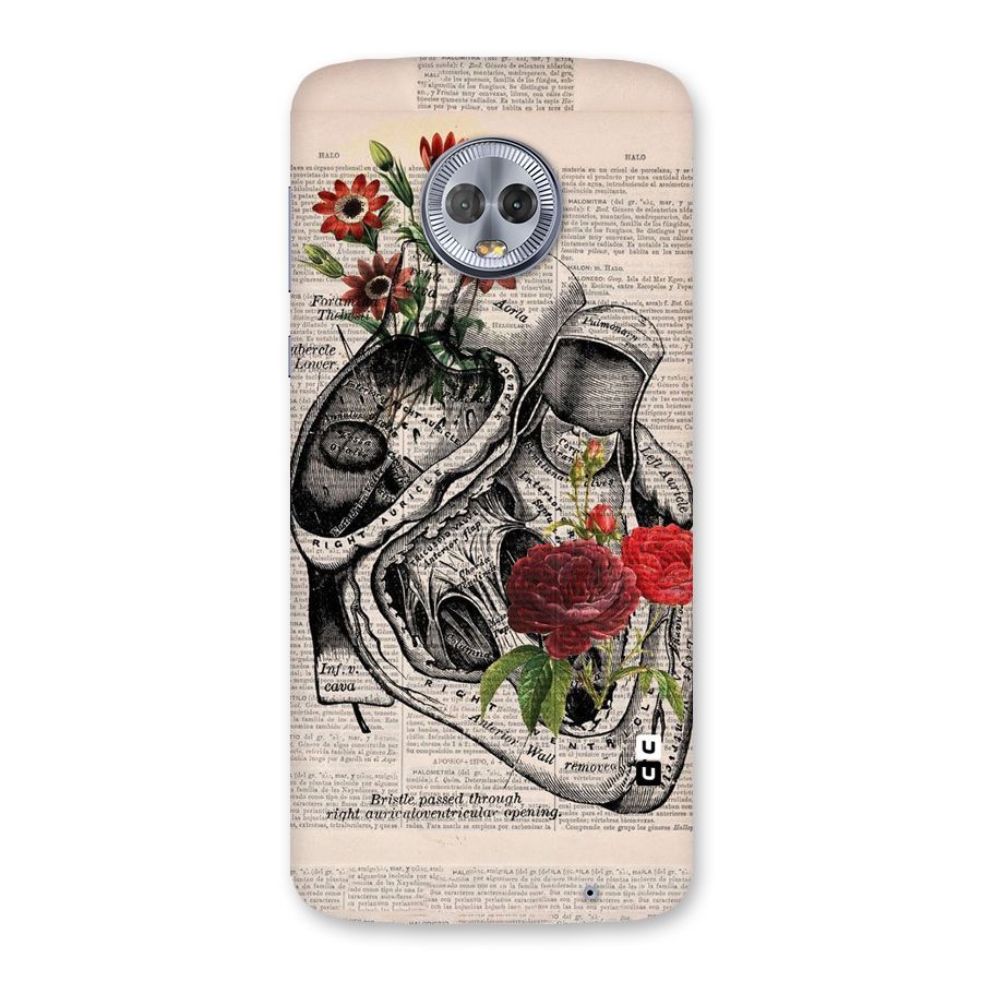 Heart Newspaper Back Case for Moto G6 Plus